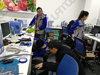 華謀咨詢為某(服務行業)公司現場打造講解與不足點改善