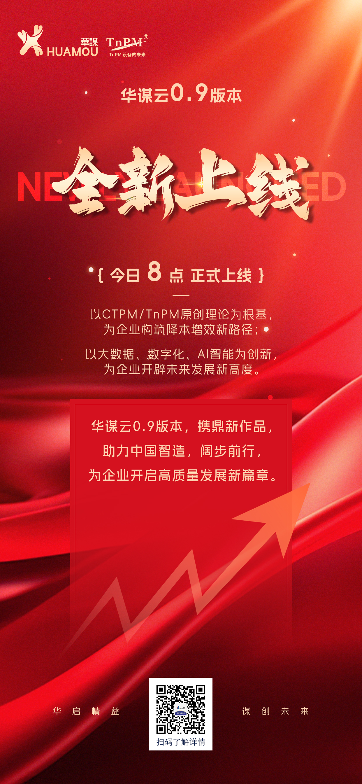 華謀云0.9版本正式發(fā)布！六大黑科技加持，助力企業(yè)管理效率飛躍式提升